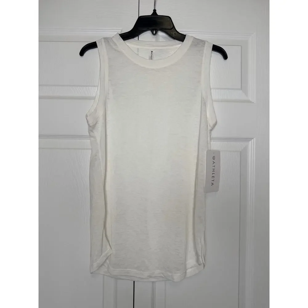 Athleta Women’s Breezy Tank Top White Size S_4
